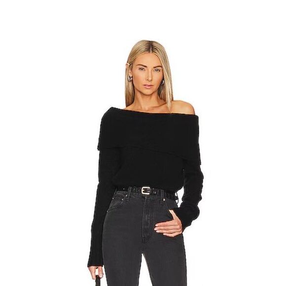 NWT Revolve One Grey Day Nova Pullover Black Size XS - Picture 1 of 4